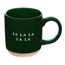 Load image into Gallery viewer, Fa La La Stoneware Coffee Mug - Christmas Decor &amp; Gifts
