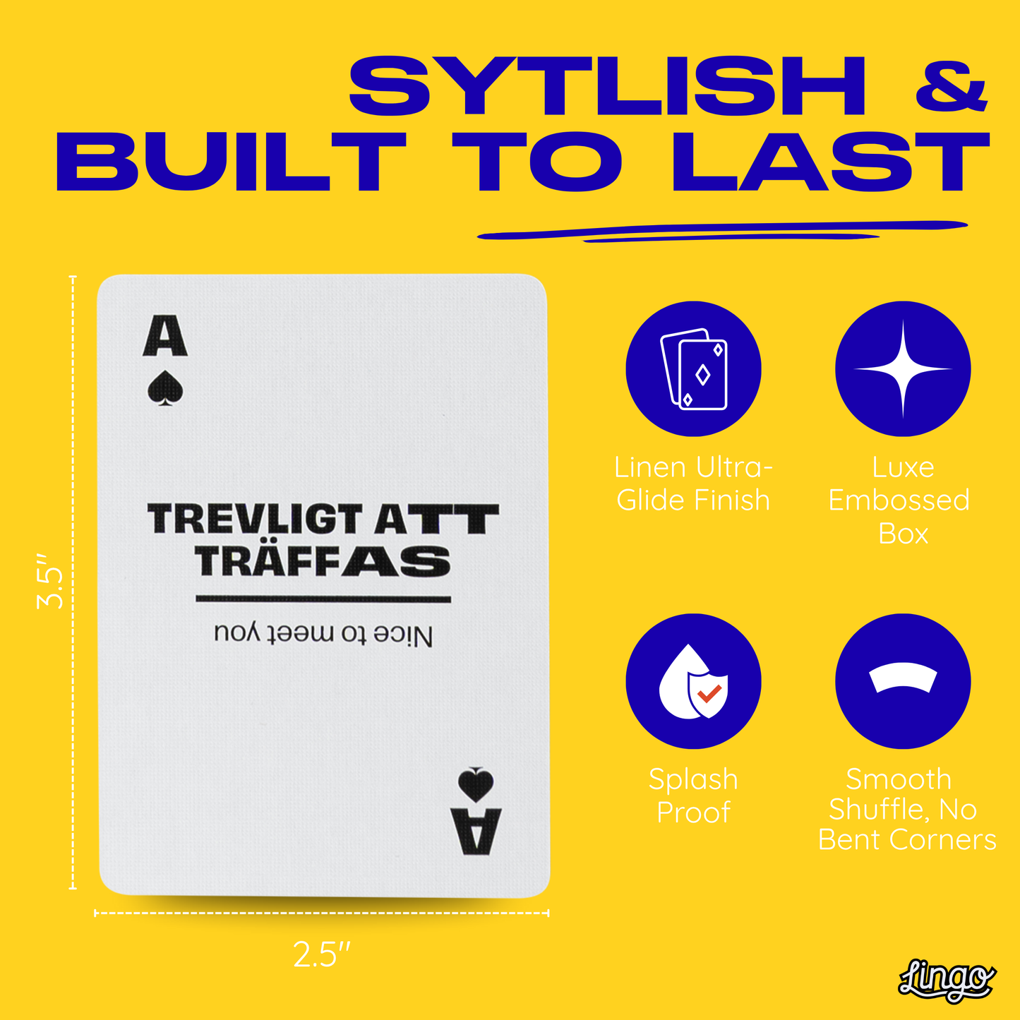 Swedish Travel Playing Cards