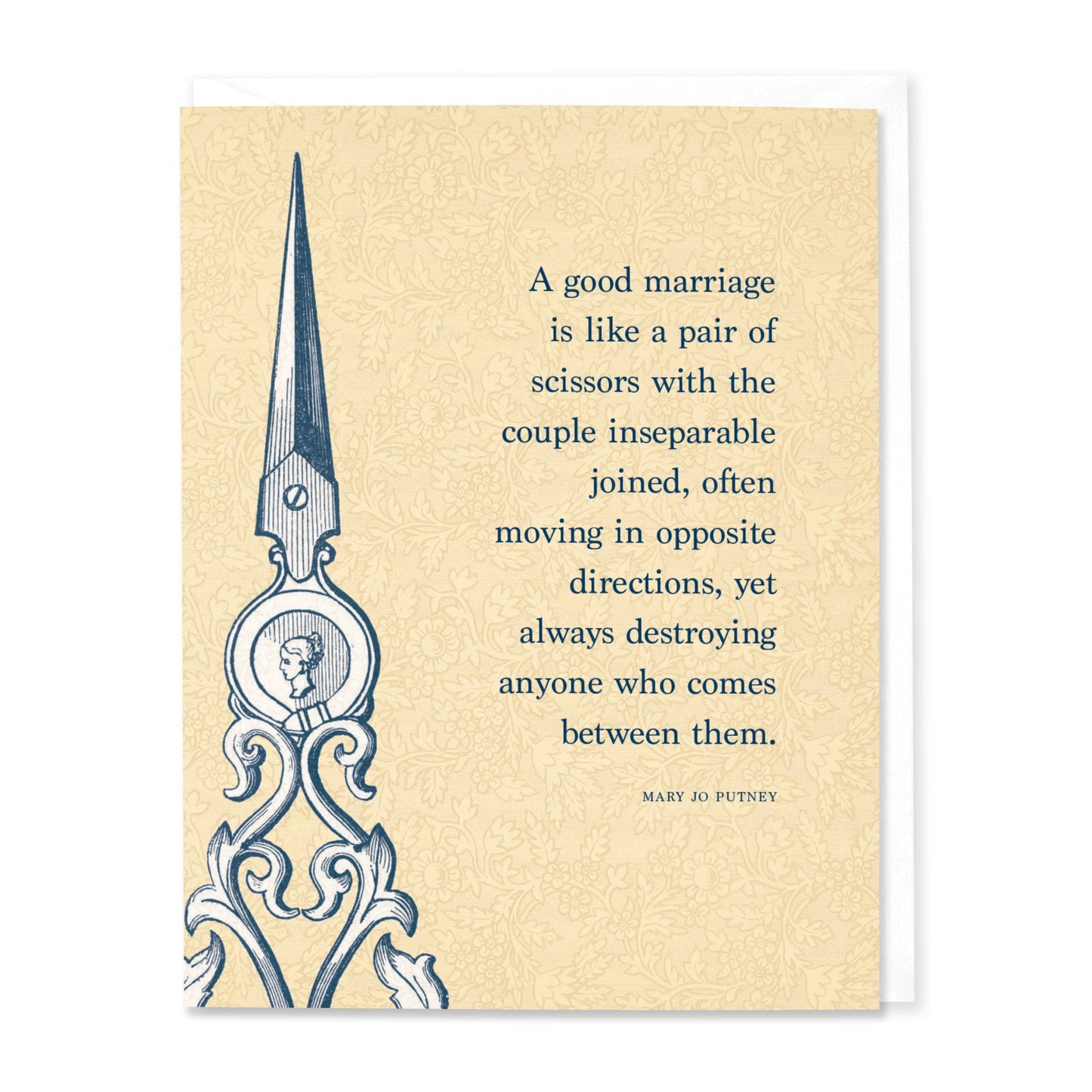 Marriage is Like a Pair of Scissors