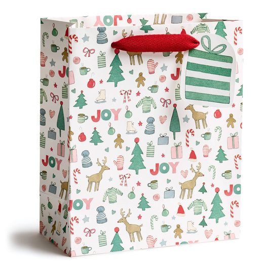 Merry Motif Gift Bag - Medium
