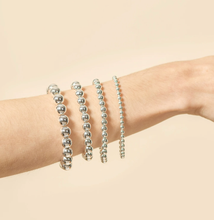 Load image into Gallery viewer, Silver Bead Bracelet- The stacking Bracelet in Steel PV
