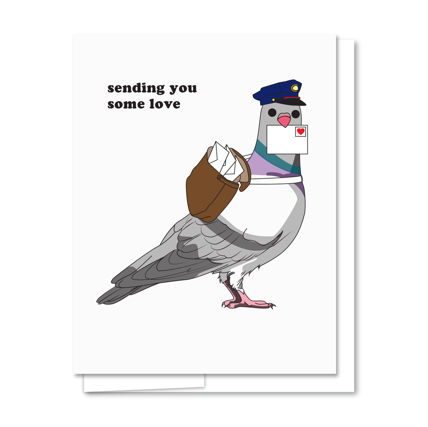 Pigeon Post - Letterpress Everyday Card