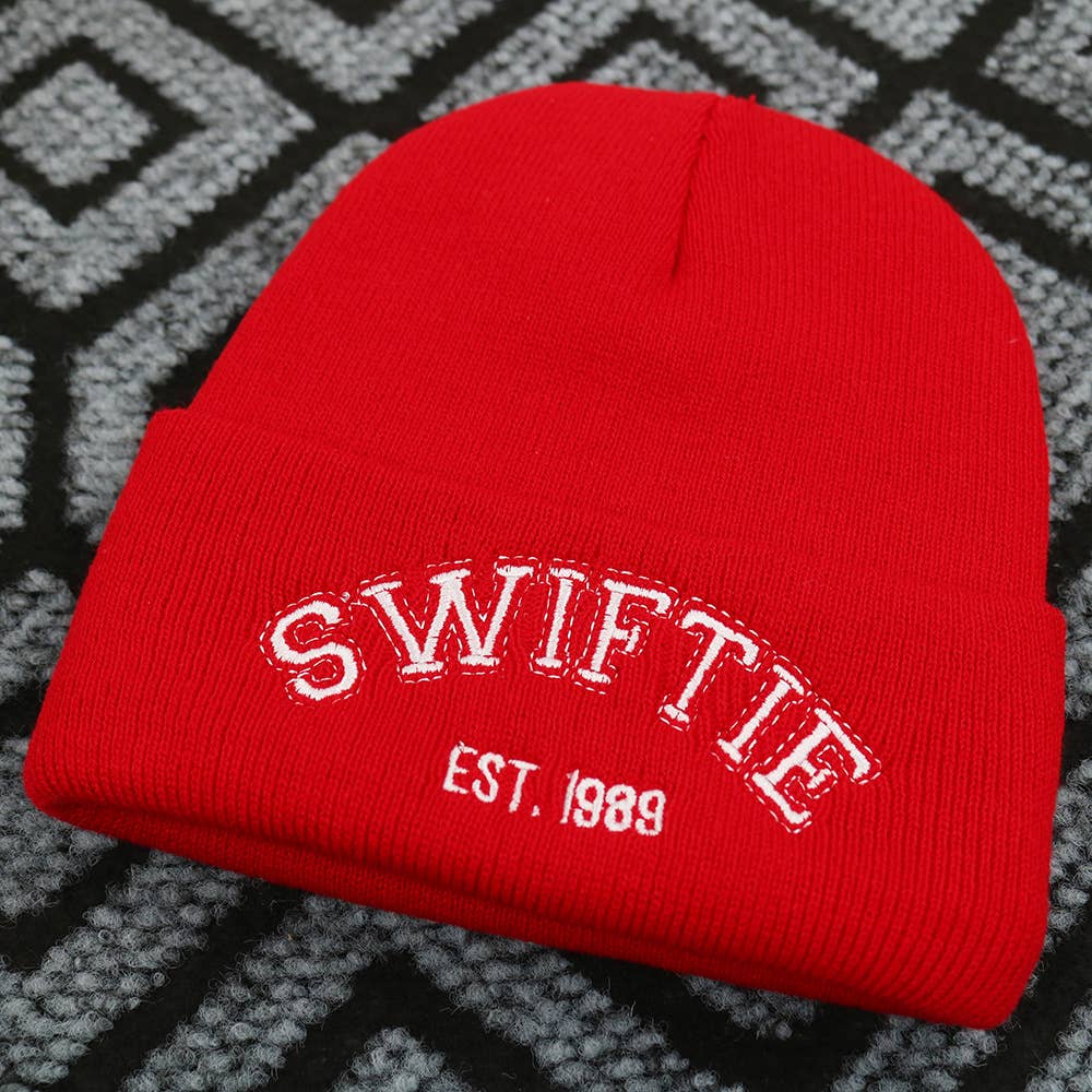 Swiftie Embroidered knitted beanie Taylor Swift knitted hat