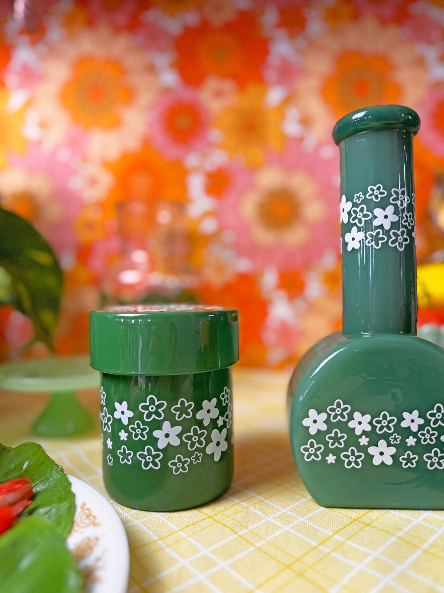 Vintage Blossom Jar