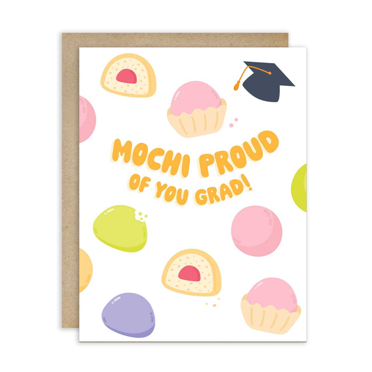 Mochi Graduation Card | Japanese Food Pun Congratulations Grad