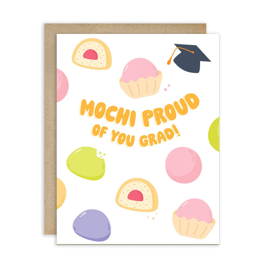 Mochi Graduation Card | Japanese Food Pun Congratulations Grad