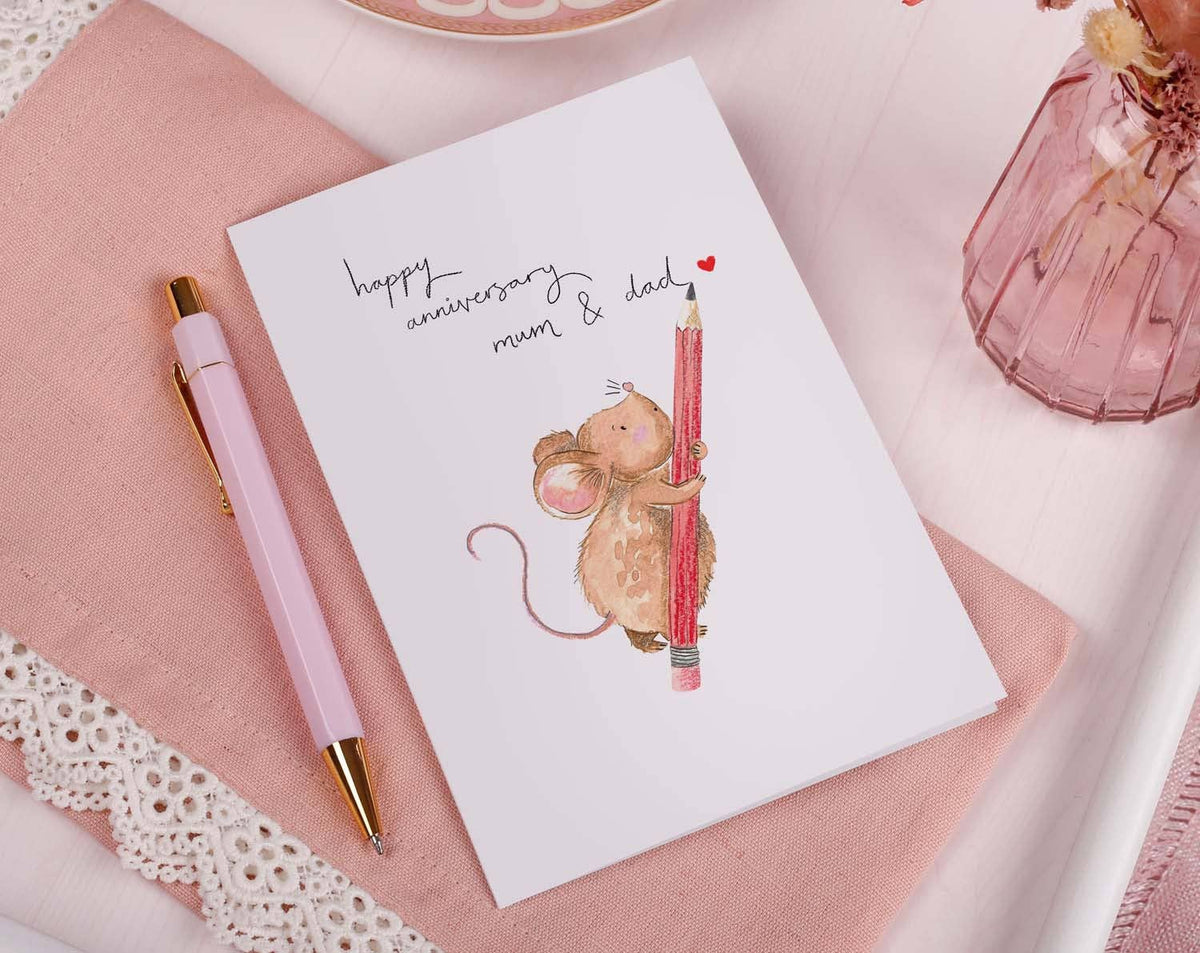 Happy Anniversary Mum & Dad Card
