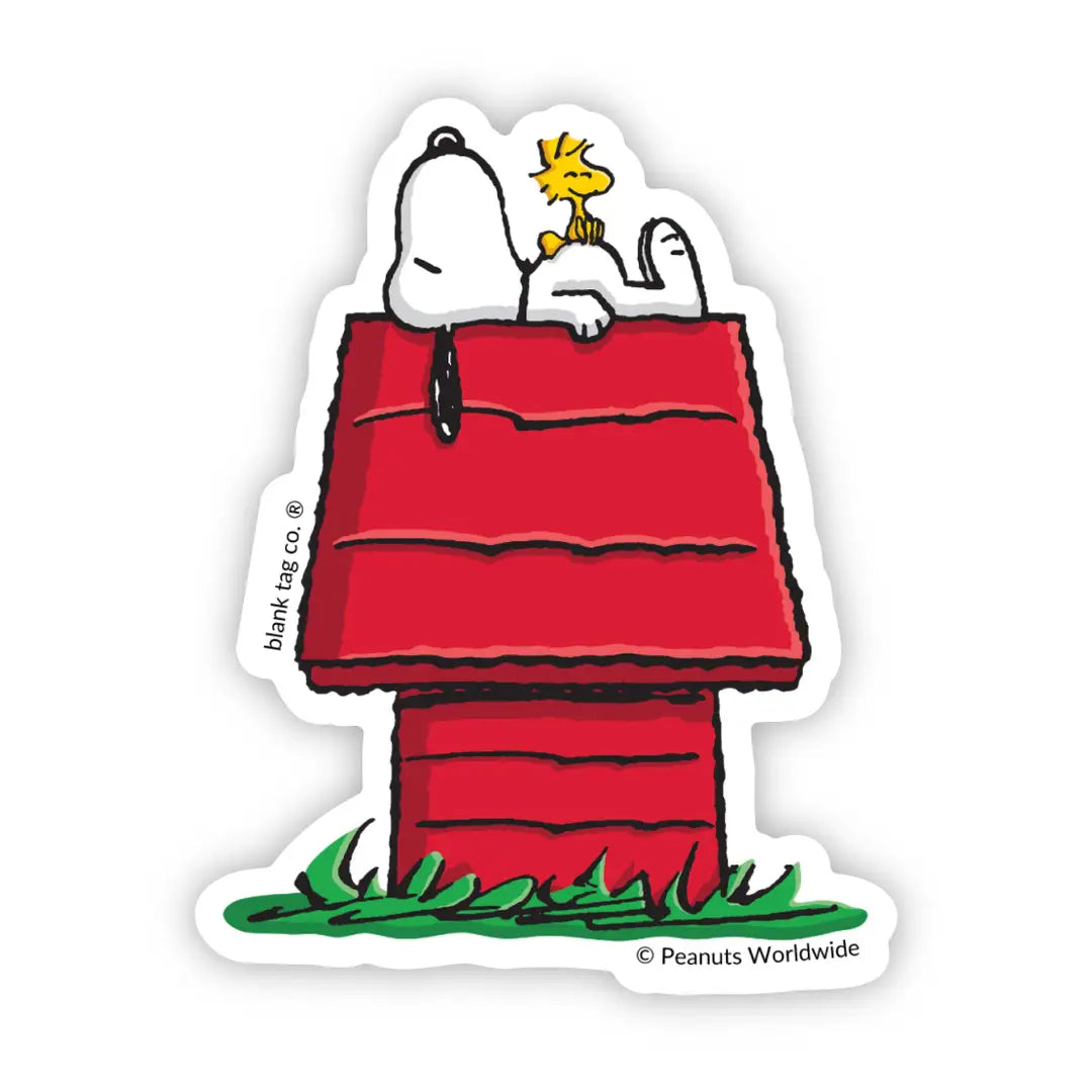 Peanuts® Waterproof Sticker -Snoopy and Woodstock (Copy)
