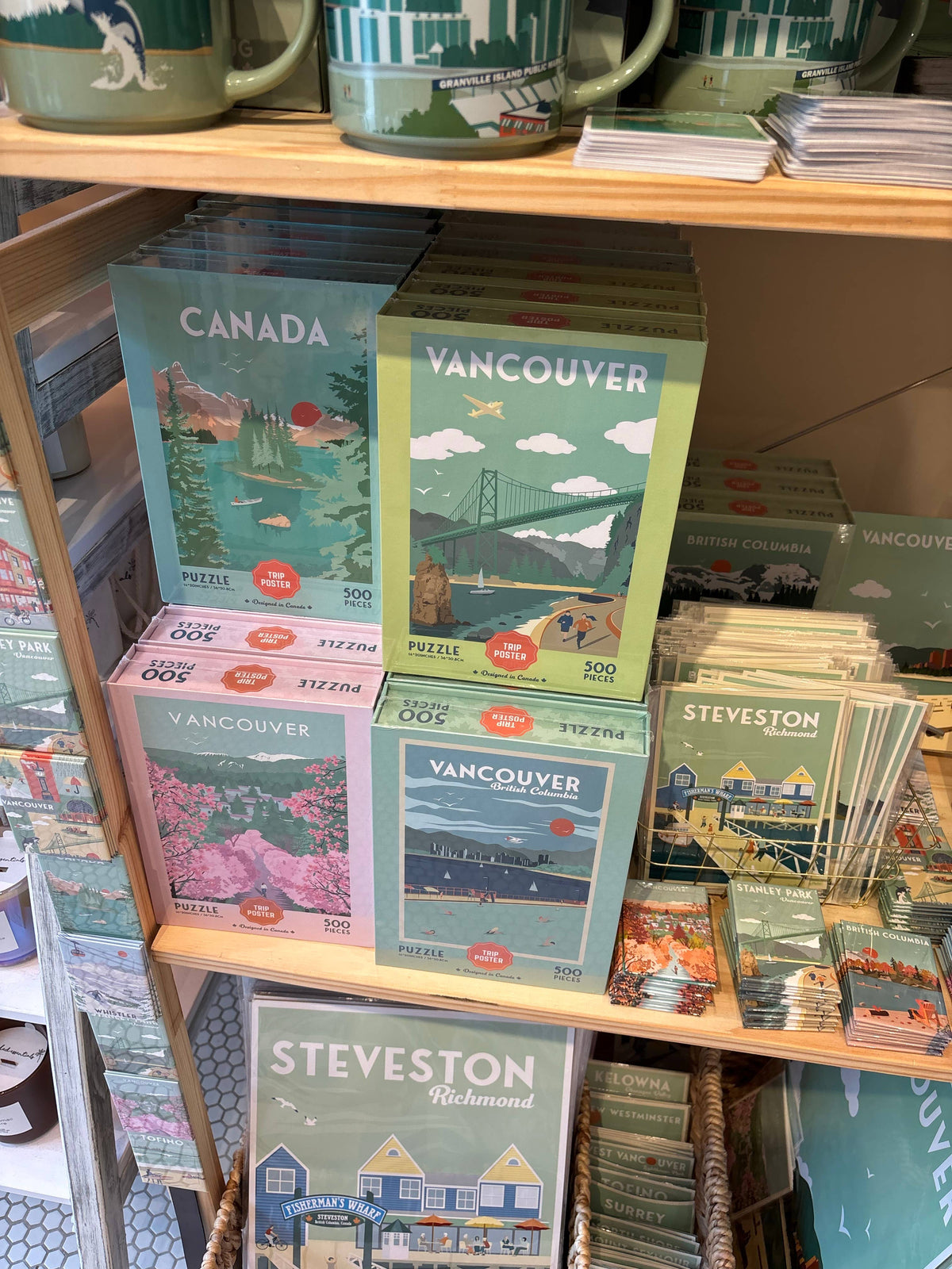 PUZZLES: VANCOUVER (2 DESIGNS) & TOFINO