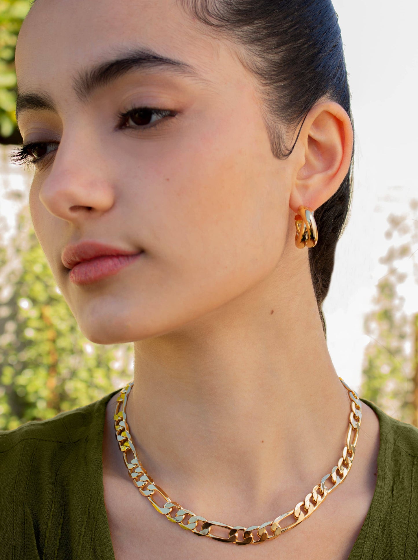 The Best 18k Gold Plated Hoop Huggies Earrings Tarnish Proof