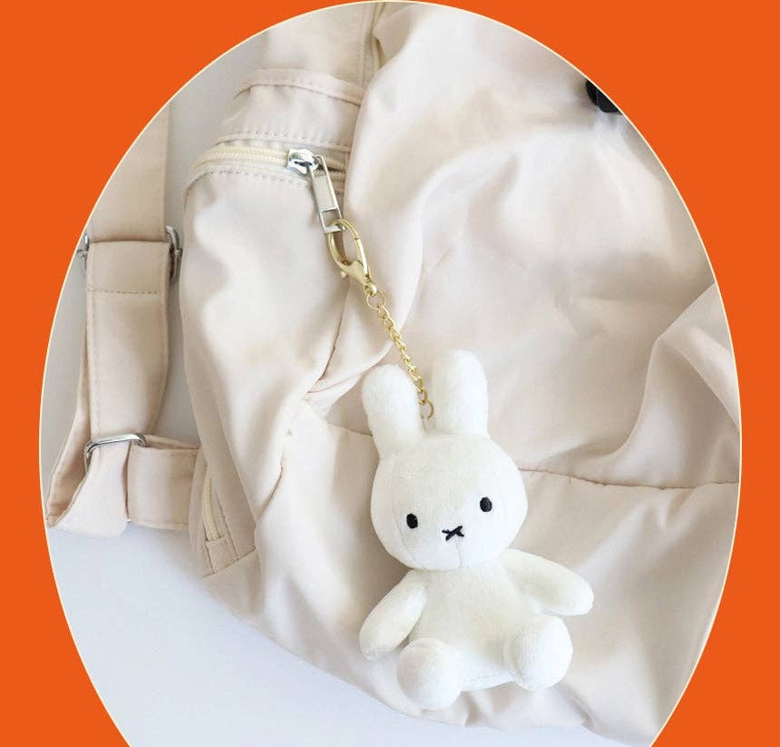 Miffy Keyring Plush Dolls Glow-in-the-Dark, Silver, Gold