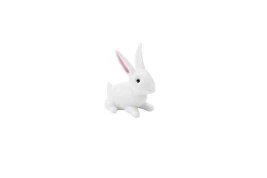 Fox and Fern Glass Rabbit