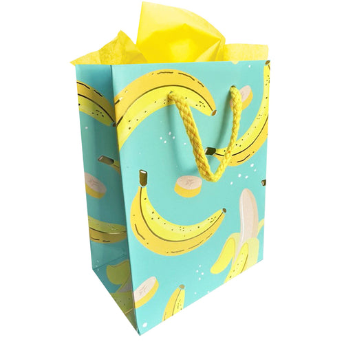 Banana Small Gift Bag - Front & Company: Gift Store