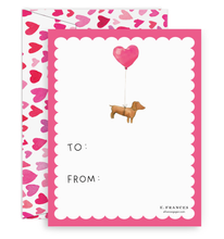 Load image into Gallery viewer, Doggie Dress Up | Kids Classroom Valentine&#39;s Cards Box
