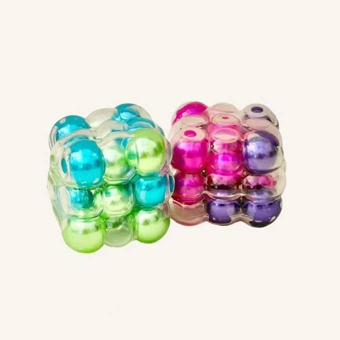 Pearlescent Pearl Fidget Cube Stress Toy