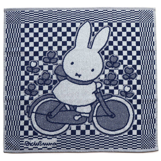 Dick Bruna kitchen towel | miffy on a bike