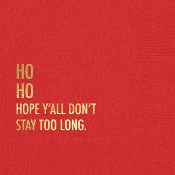 Don't Stay Holiday Napkin