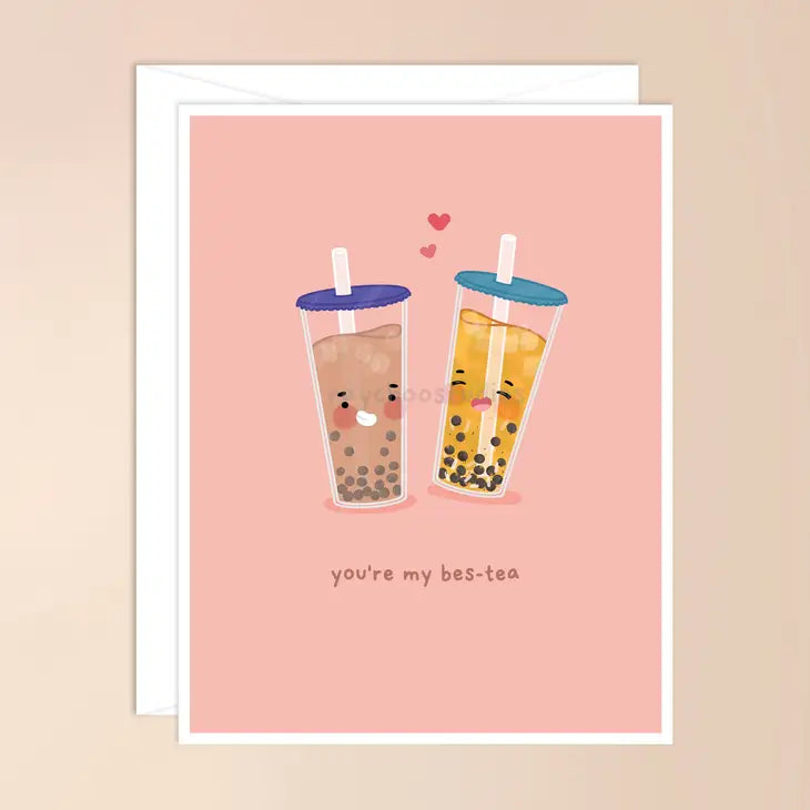 You're My Bes-Tea Greeting Card