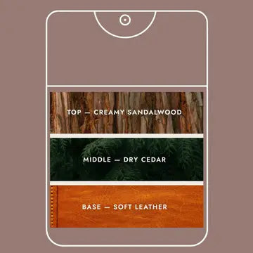 Refillable Santal Blanc Moisturizing Pocket Sanitizer