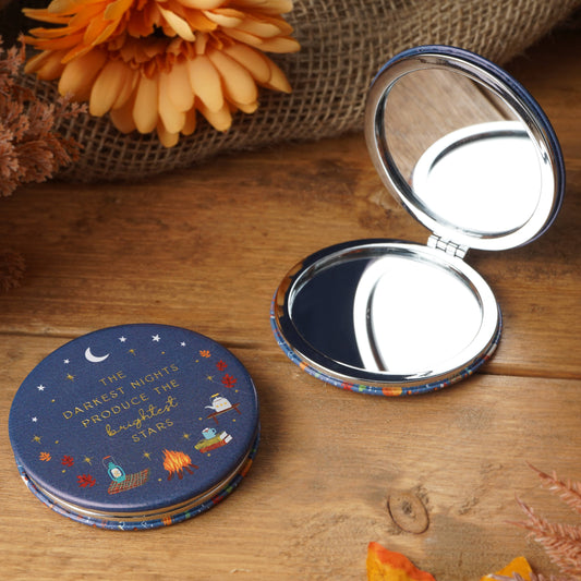 Snuggle Season 'The Darkest Nights.....compact mirror