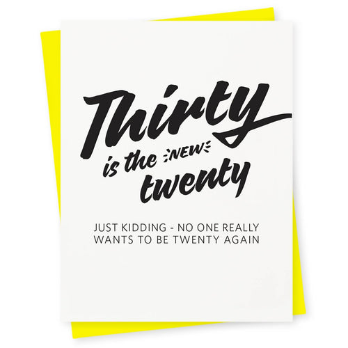 Thirty Birthday Card - Front & Company: Gift Store