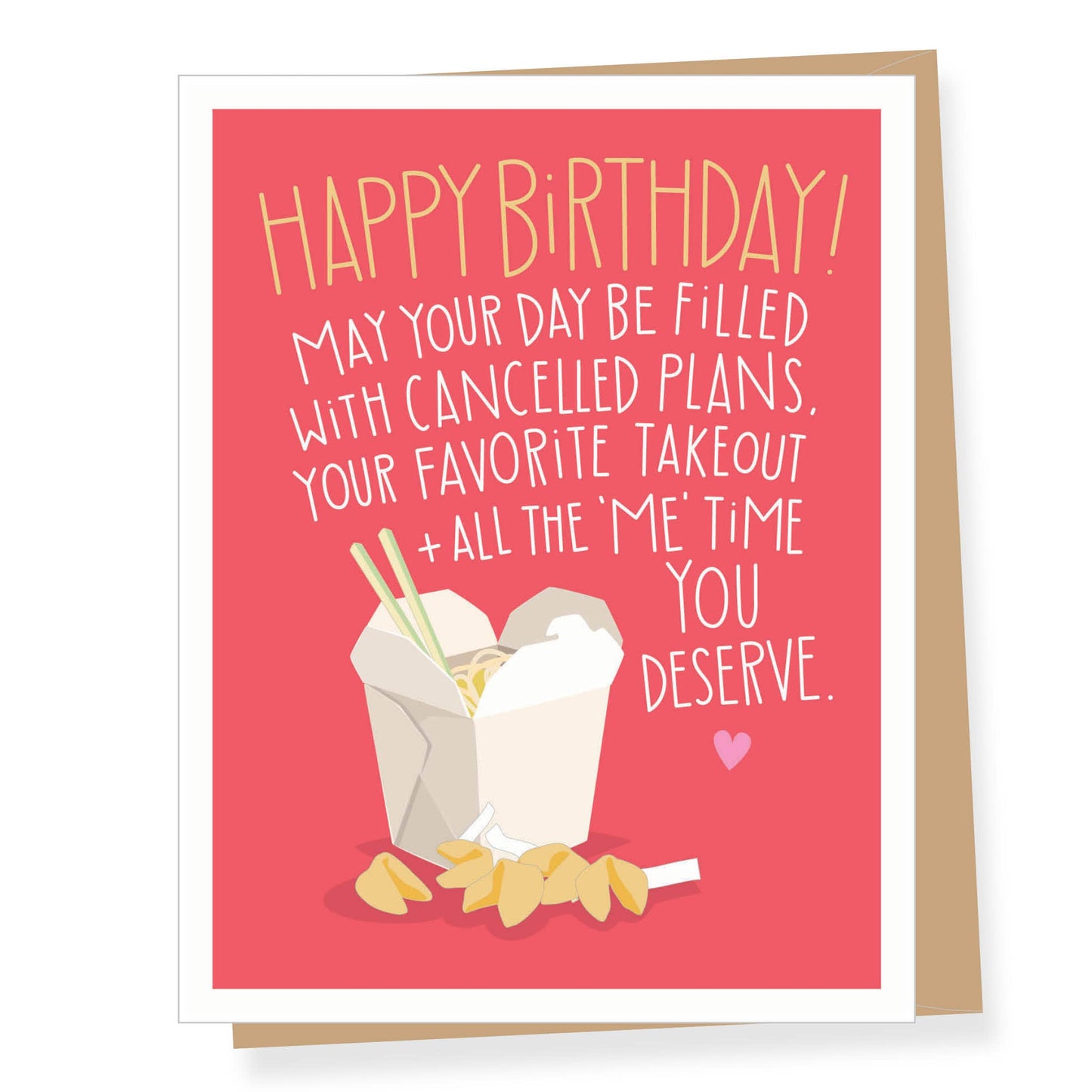 Favorite Takeout Birthday Card