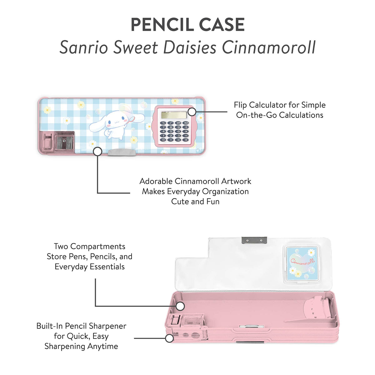 Sanrio Sweet Daisies Cinnamoroll™ Pencil Case