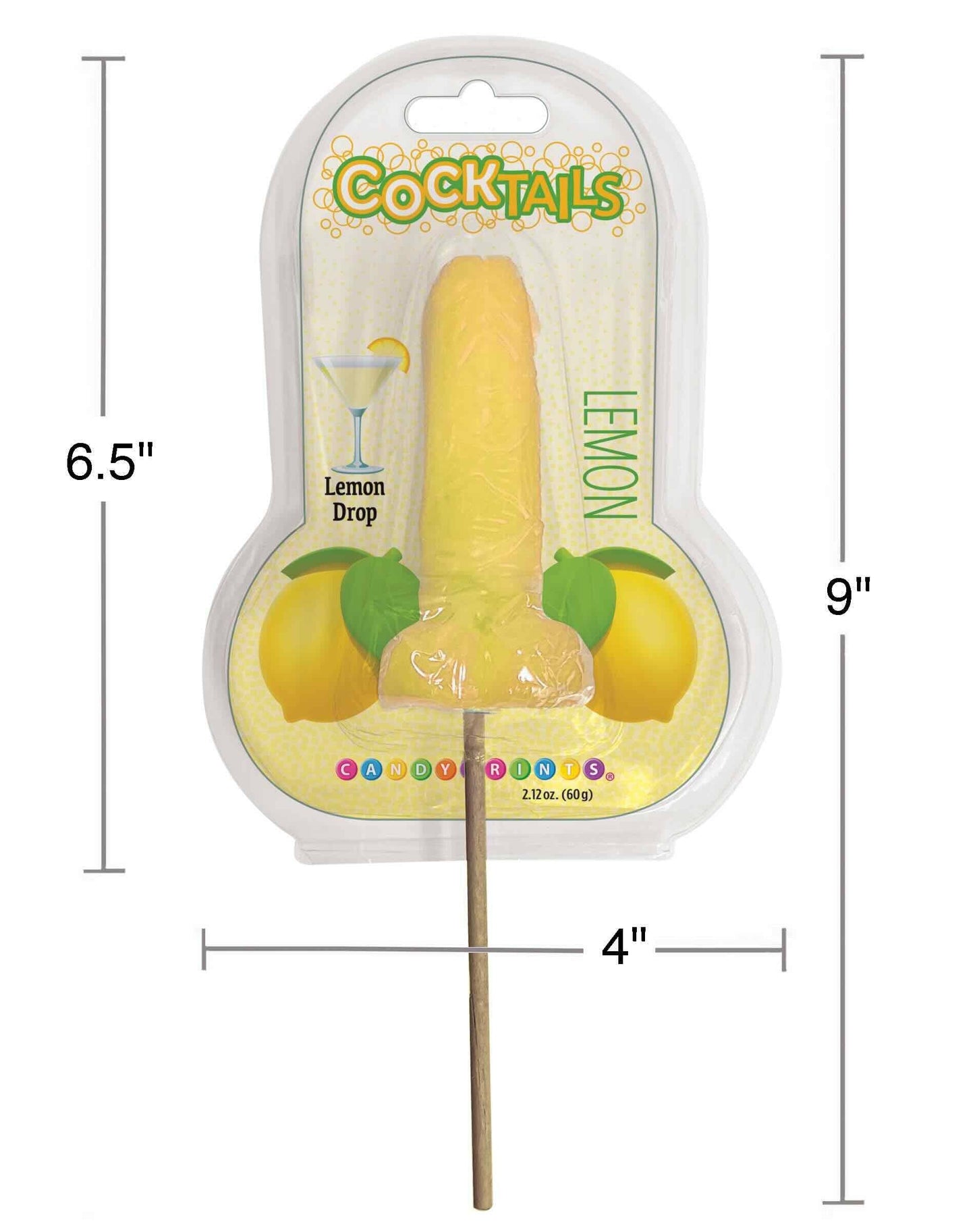 COCKtails- Cocktail Inspired Penis Lollipops- Lemon Drop
