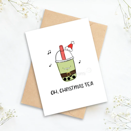 Oh Christmas Tea Greeting Card