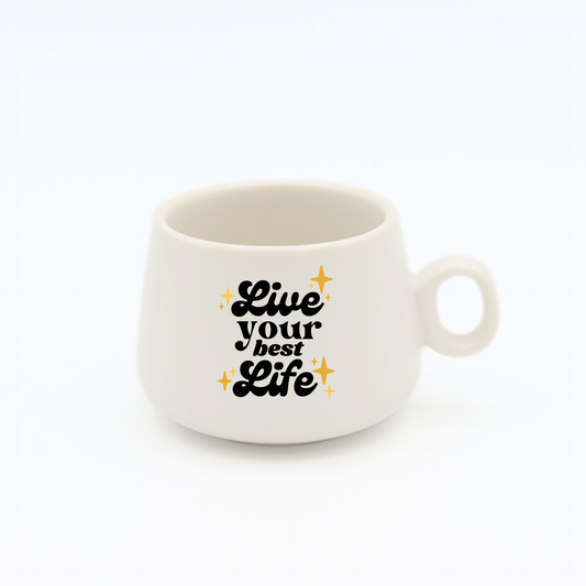 Live Your Best Life - Mug Shot Glass