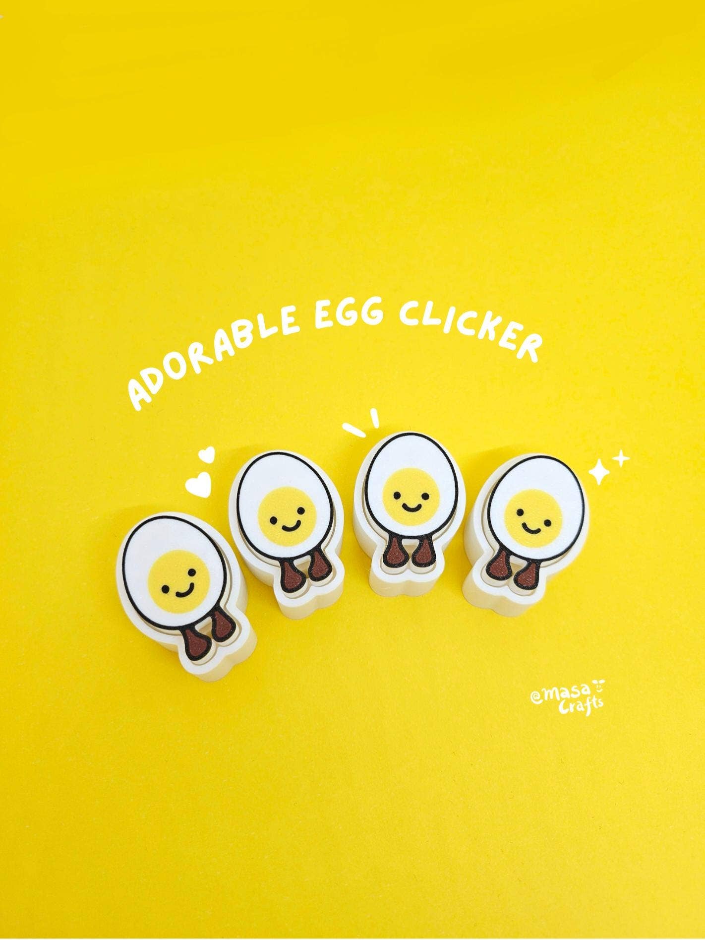 Egg Clicker Keychain