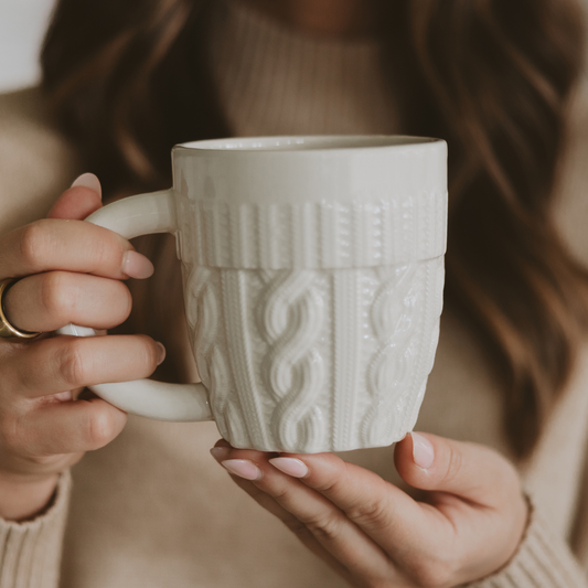 *NEW* Cream Sweater Coffee Mug - Christmas Decor & Gifts