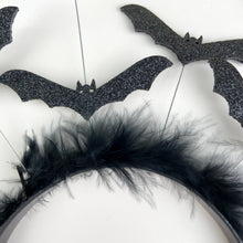 Load image into Gallery viewer, Halloween bat headband
