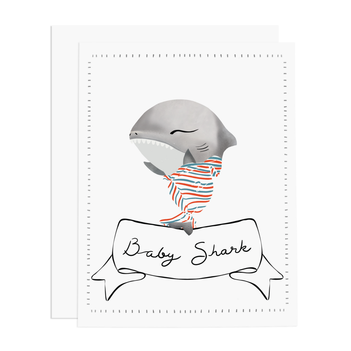 Baby Shark Greeting Card