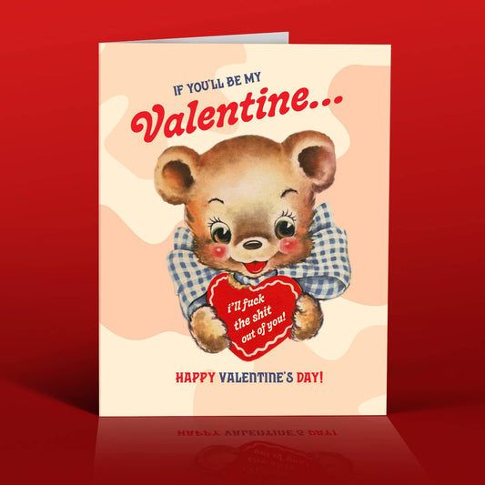 LOVE BEAR valentine card