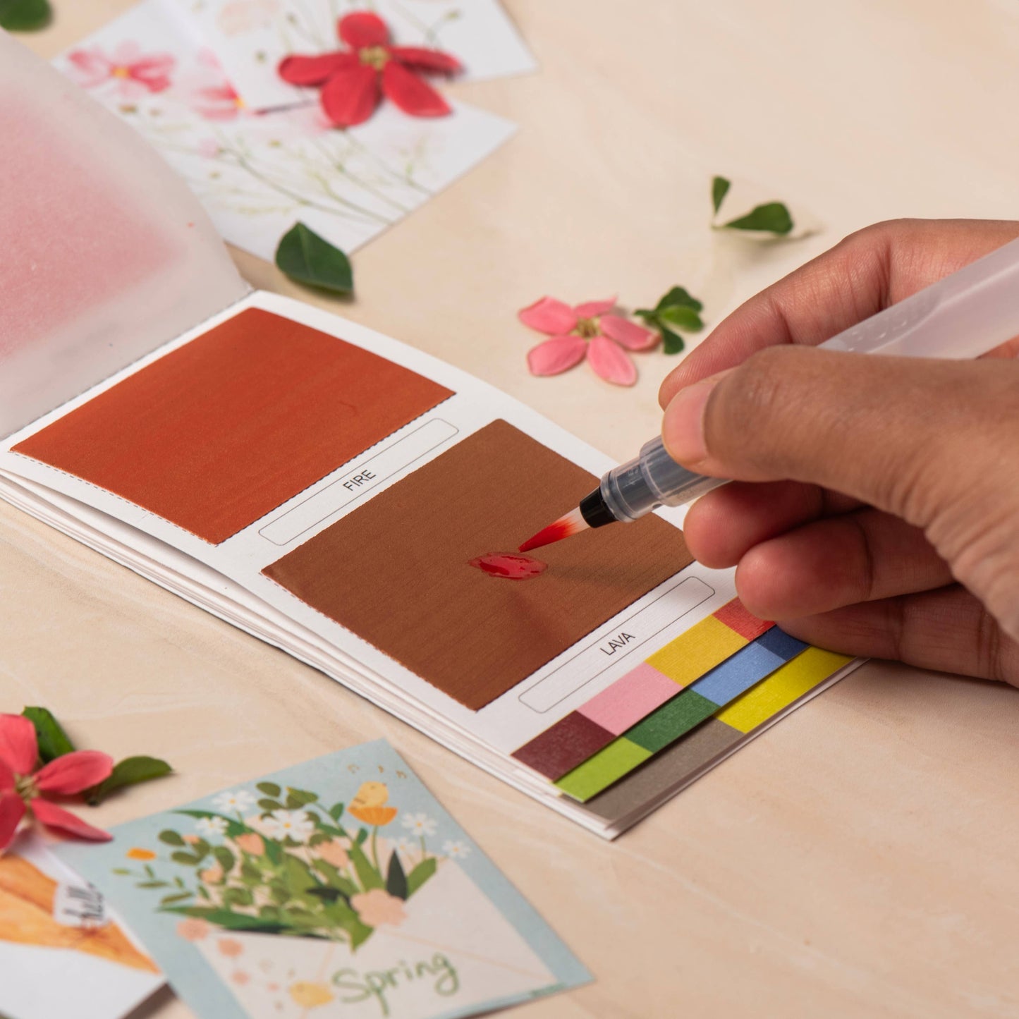 Metallic Colorsheets | 10 Watercolors | Portable Paint