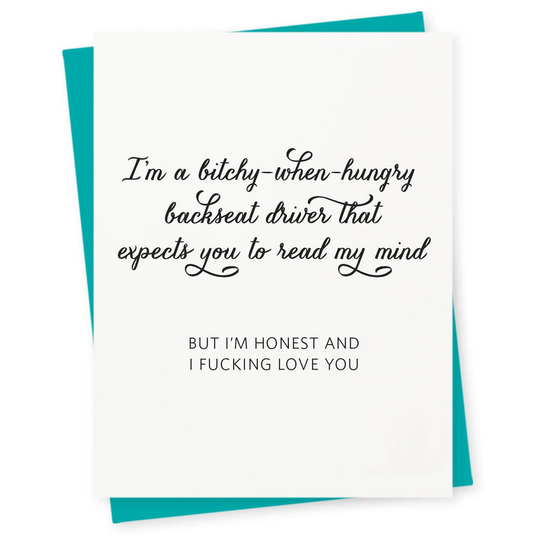 Bitchy Funny Relationship Card