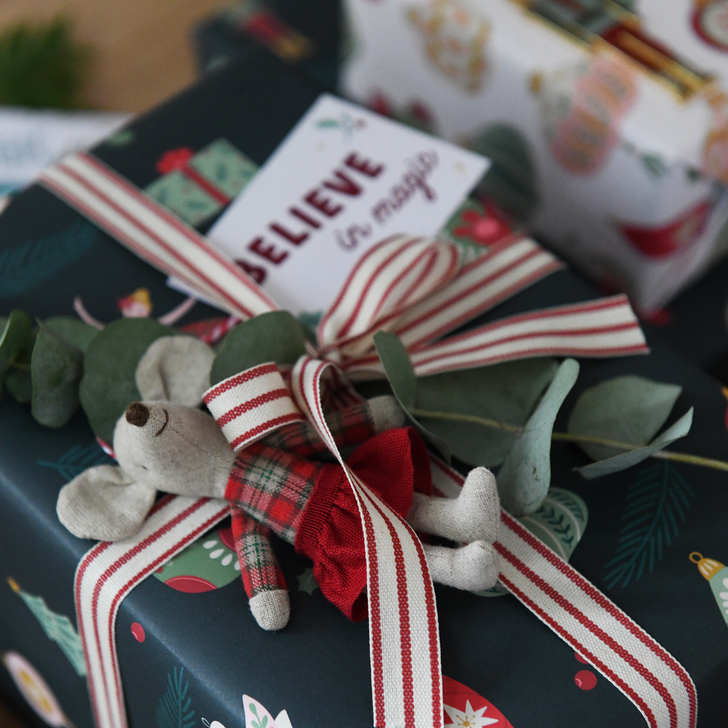 Nutcracker Green Christmas Wrapping Paper