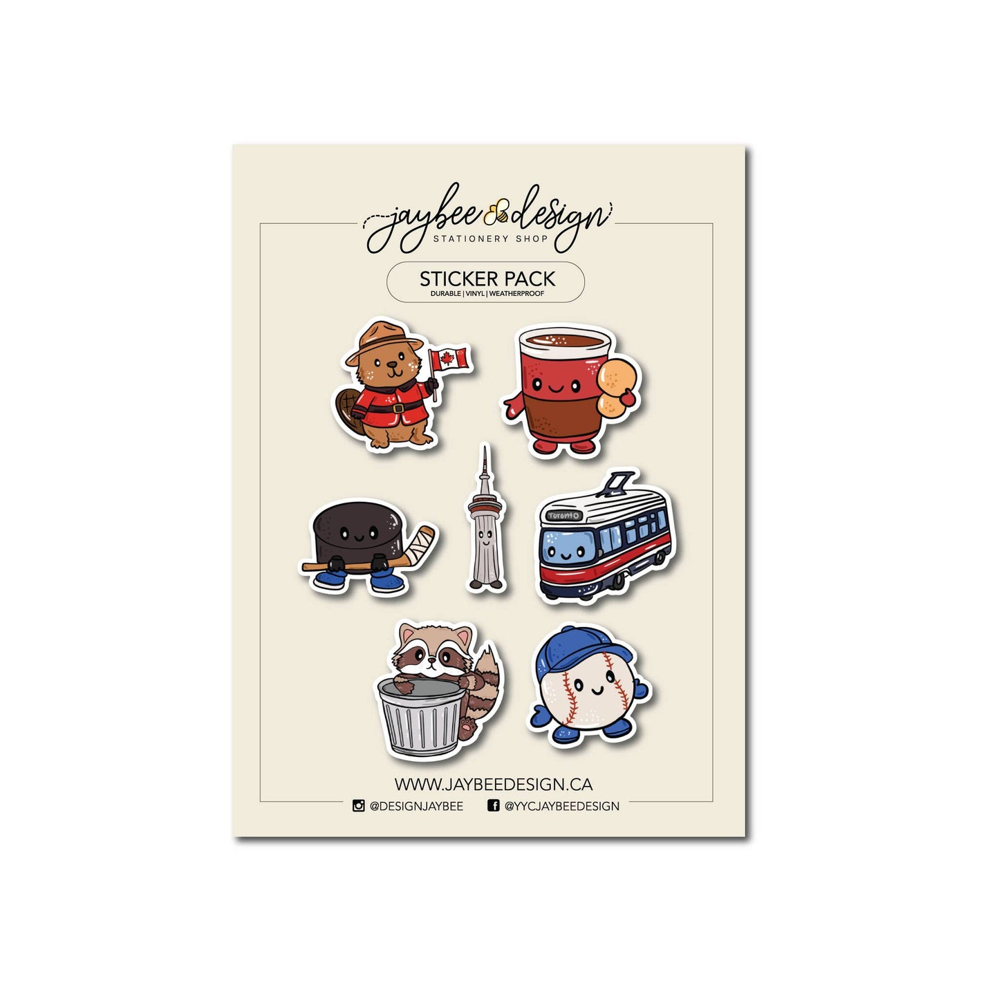 Toronto Vinyl Sticker Pack