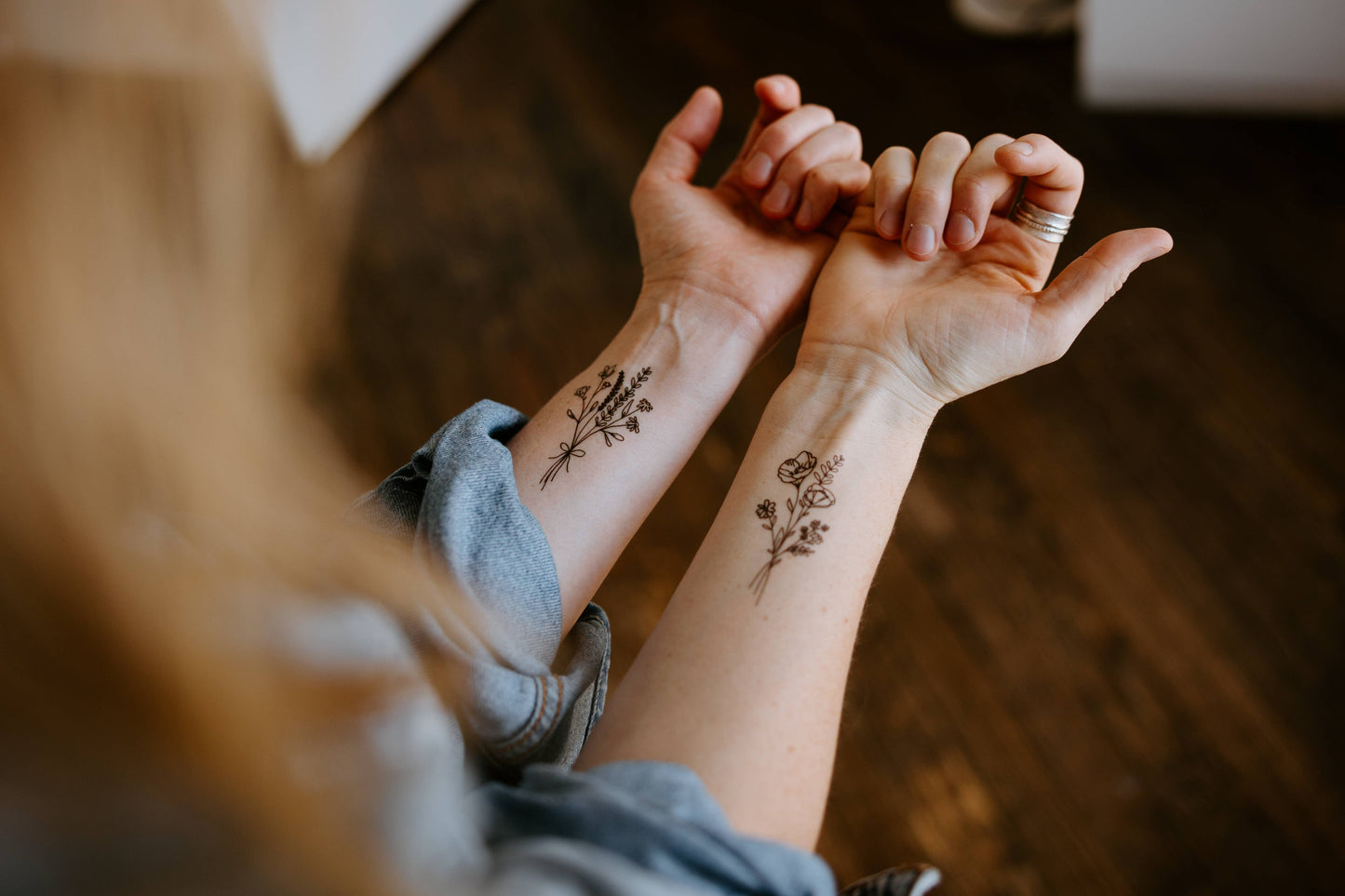 Garden Stems Temporary Tattoos