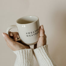 Load image into Gallery viewer, Sweater Weather Stoneware Coffee Mug - Christmas Home Gifts
