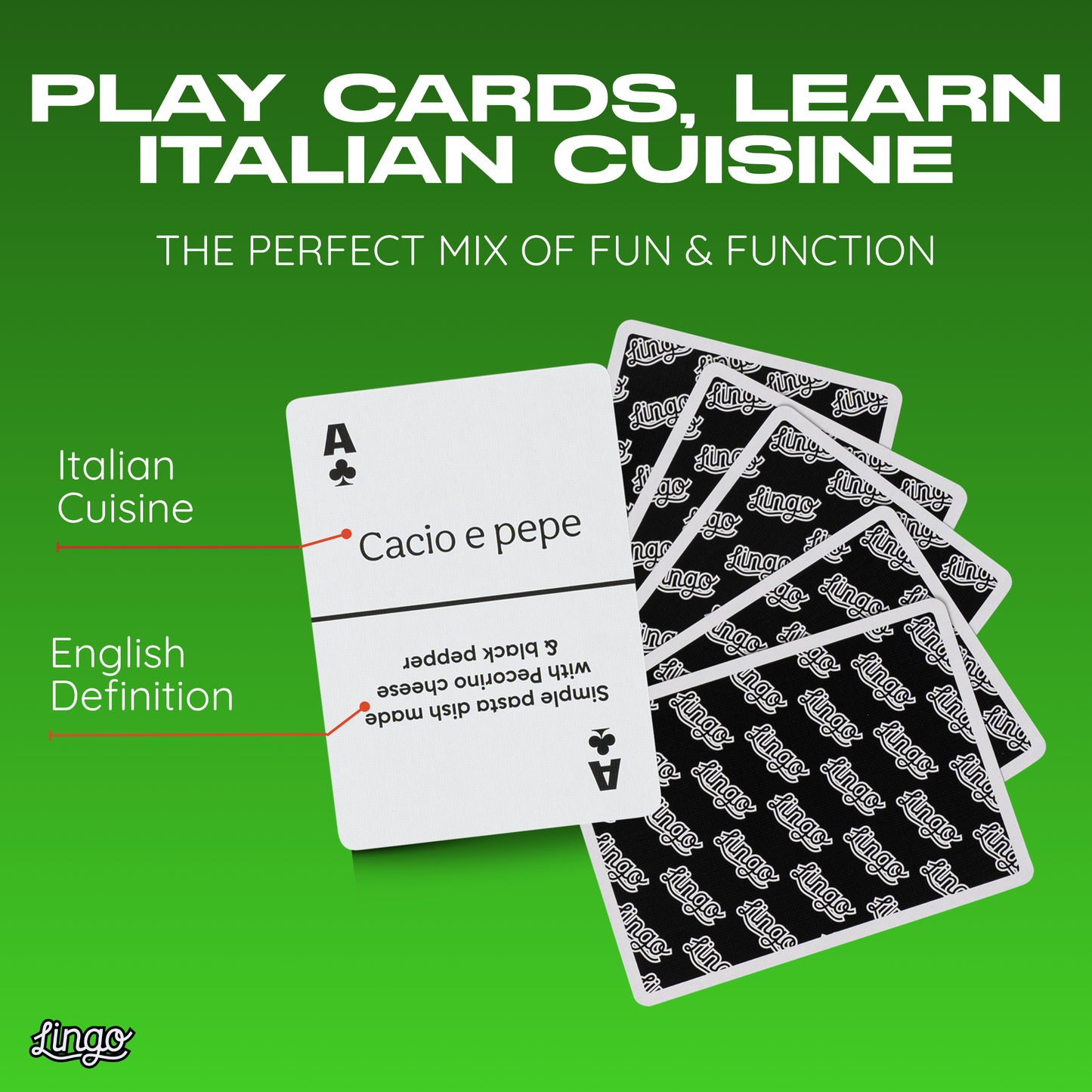 Italian Street Food Playing Cards