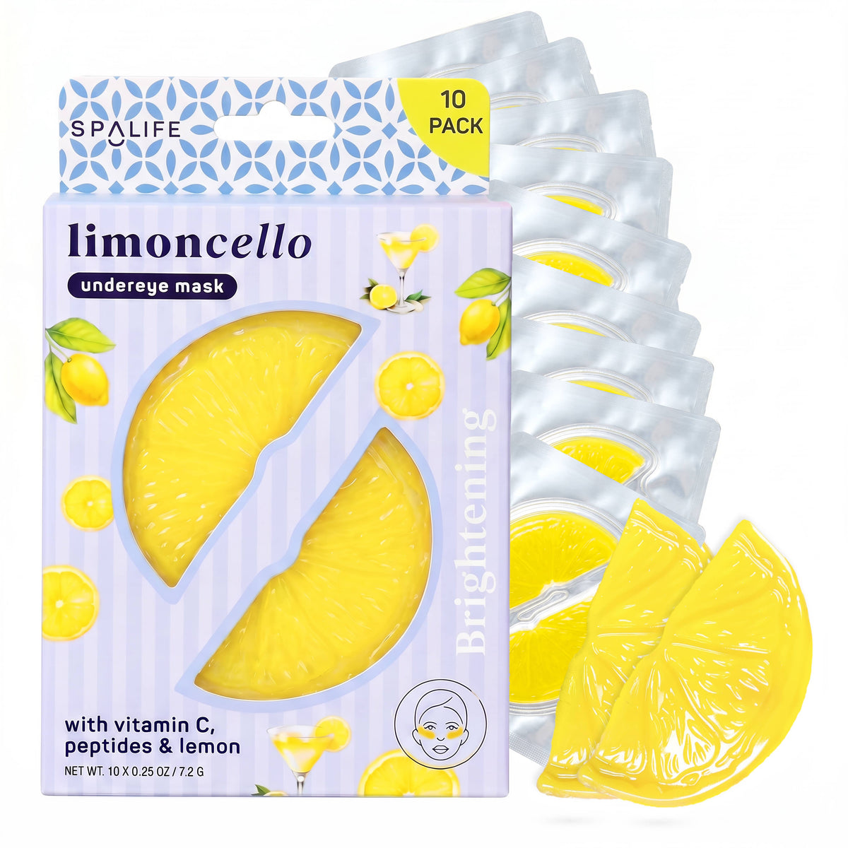 Limoncello Brightening Eye Patches | 10Pk |  Summer Edition