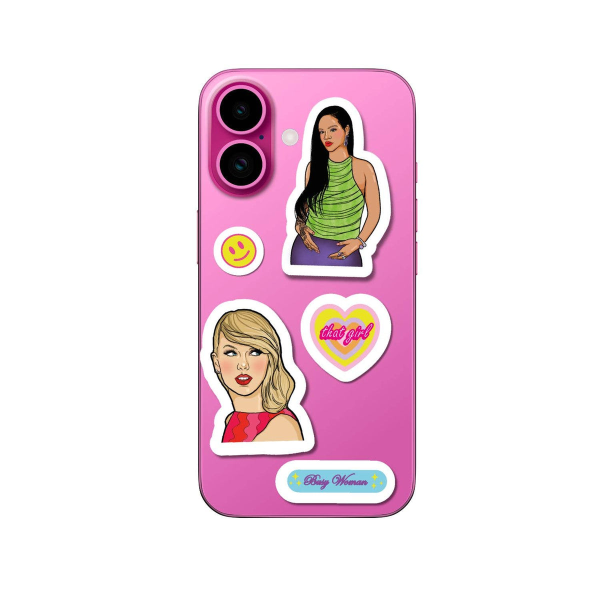 Pop Music Girls  A5 Sticker Sheet