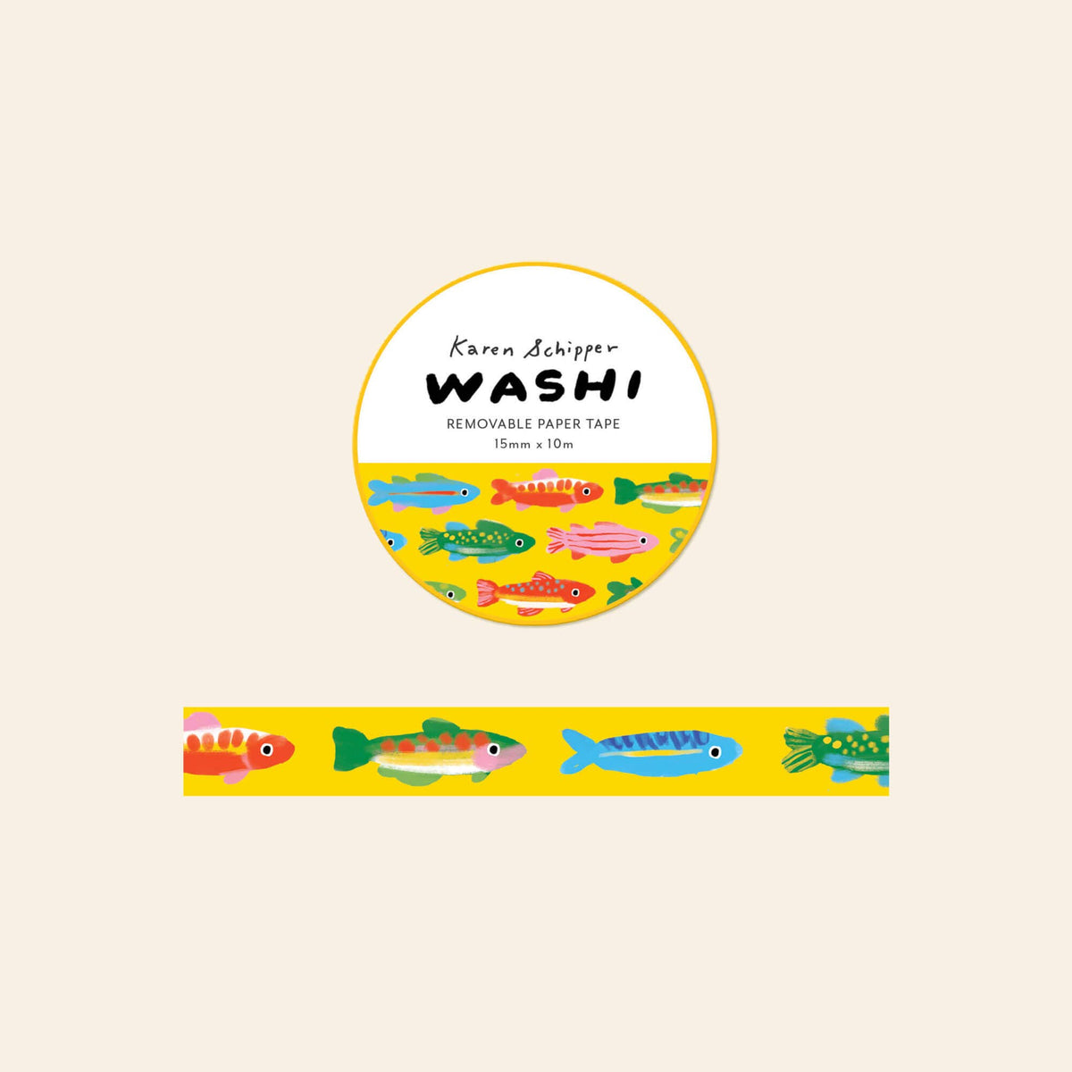 Trout Washi Tape – Summer Fish Craft Tape | Planner Tape