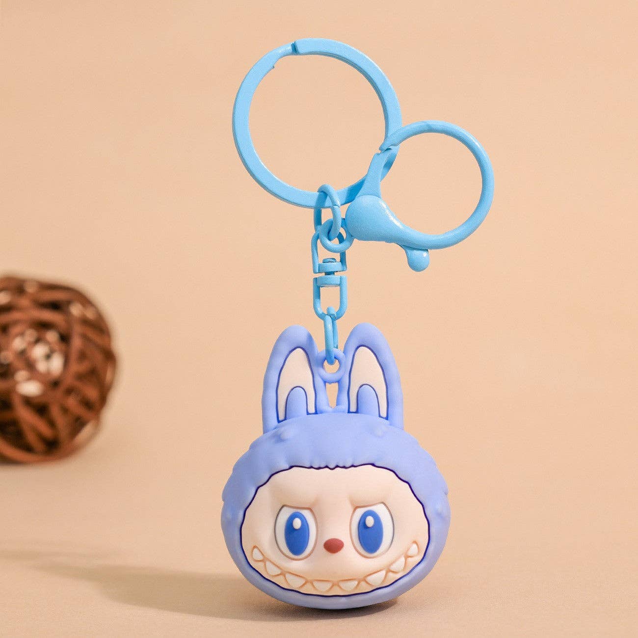Labubu driving cartoon keychain Labubu pendant gift