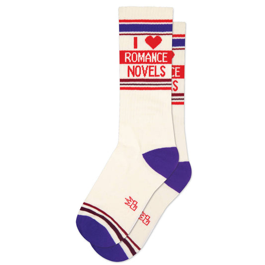 Romance Novels Gym Crew Socks