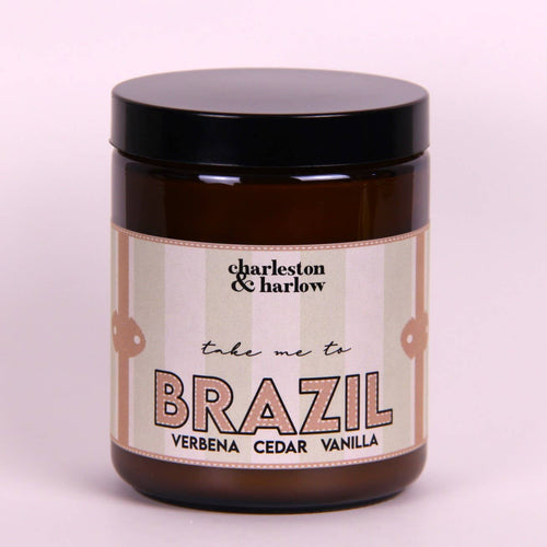 BRAZIL: Verbena, Cedar + Vanilla 8oz Soy Candle FERNWEH - Front & Company: Gift Store