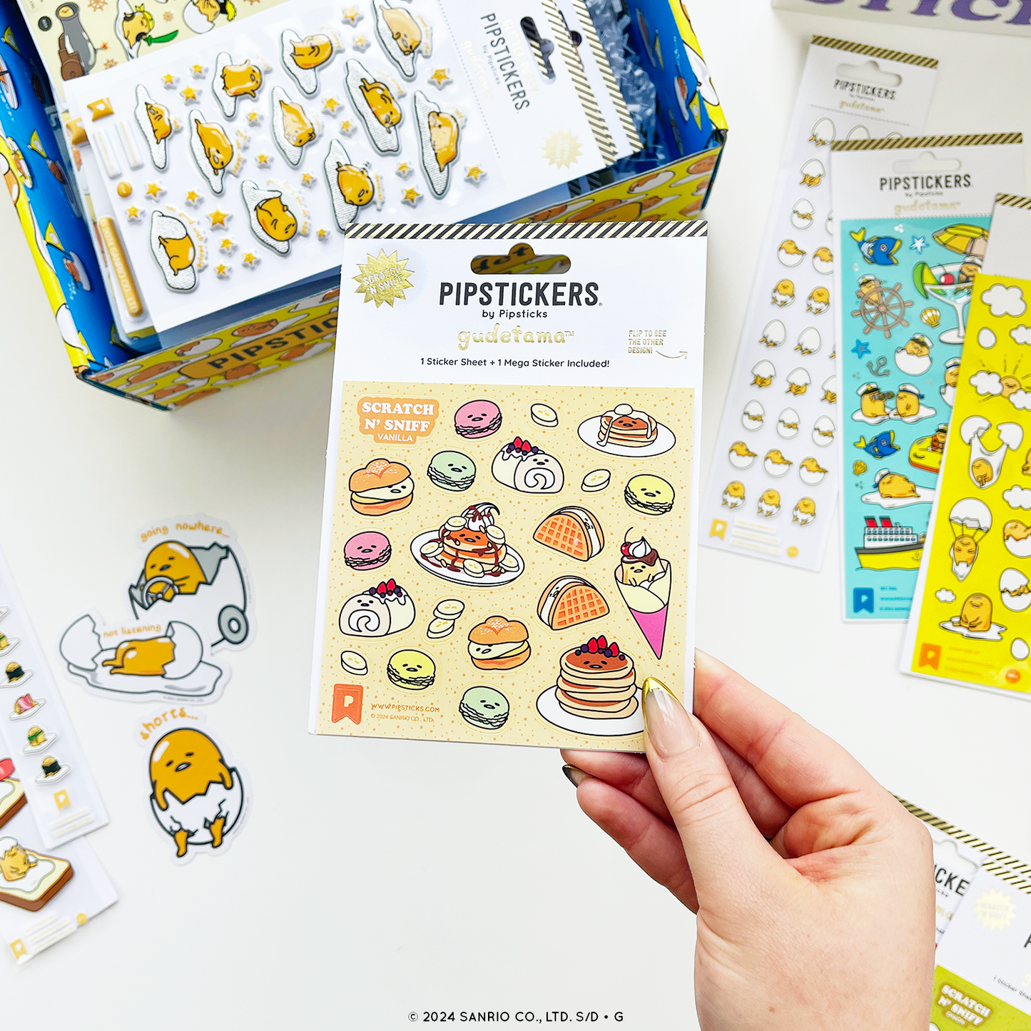 Gudetama Breakfast Buffet Scratch 'n Sniff (2ct)