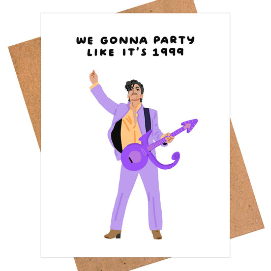 Prince Party Like It's 1999 - Pop Culture Card